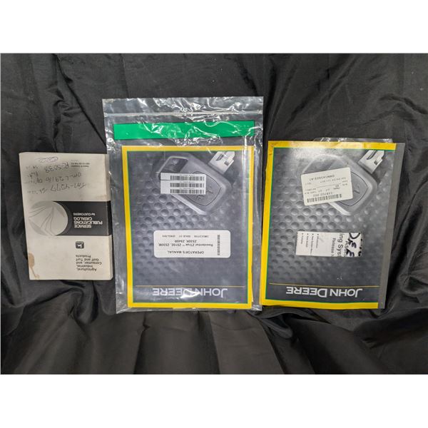 (2) John Deere Turn Steer Mower Operators Manuals and Vintage Service Publications Catalog