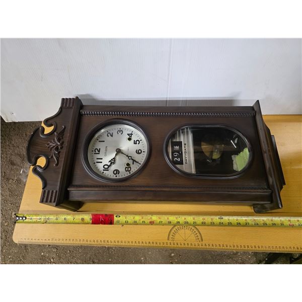 Citizen chime wall clock