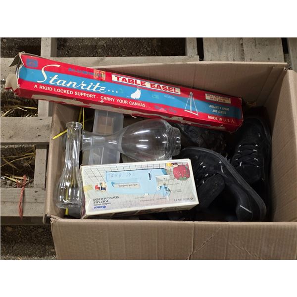 Lot of misc items- shoes