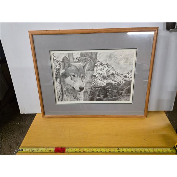 Not-a-lone print picture- 31" by 24"