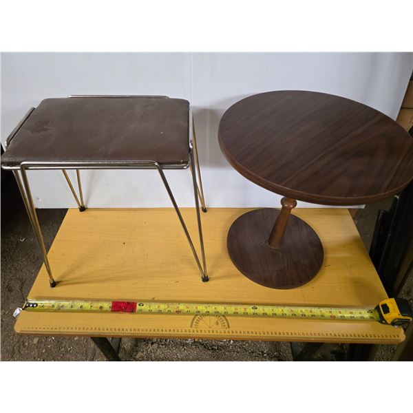 Stool and stand- both 16"H