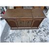 Image 1 : Cabinet stereo system with built in record player- 46" by 17" by 26"H