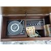 Image 3 : Cabinet stereo system with built in record player- 46" by 17" by 26"H