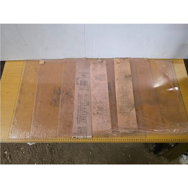 3 pieces of plexi glass- 24" by 16"