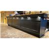 Image 4 : COMMERCIAL BAR UNIT WITH BUILT IN STAINLESS 4 DOOR COOLER, DOUBLE SINK, 2 DRAWERS &