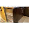 Image 2 : 2 PC COMMERCIAL CORNER BAR CABINET WITH STAINLESS STEEL COUNTERTOP COMES WITH WALL MOUNT SHELVING