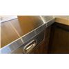 Image 4 : 2 PC COMMERCIAL CORNER BAR CABINET WITH STAINLESS STEEL COUNTERTOP COMES WITH WALL MOUNT SHELVING