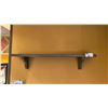 Image 1 : 2 SOLID WOOD 4FT WALL MOUNT SHELVES