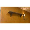 Image 2 : 2 SOLID WOOD 4FT WALL MOUNT SHELVES