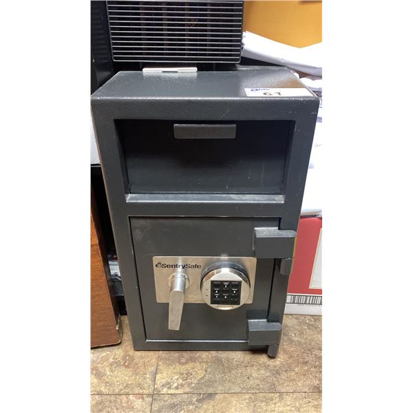SENTRY DROP BOX SAFE BLACK DIGITAL COMBINATION SAFE