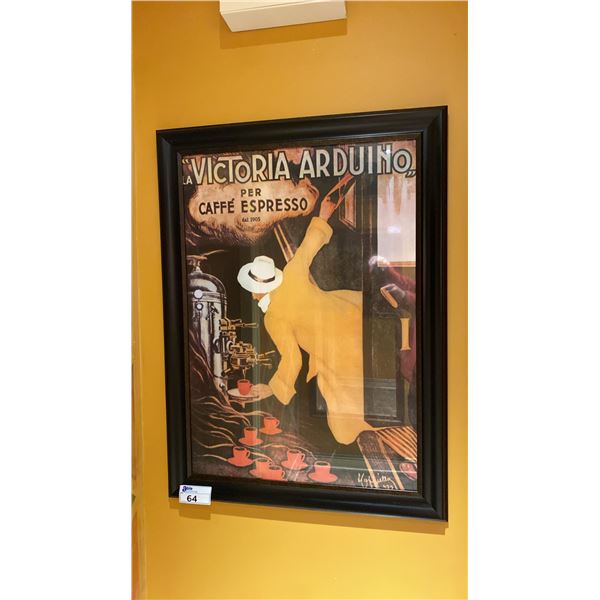 53" FRAMED CAFE PRINT