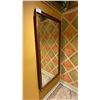 Image 1 : 60" X 30" WOOD FRAMED WALL HUNG MIRROR