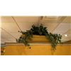 Image 4 : GROUP OF 5 METAL PLANTERS WITH ARTIFICIAL PLANTS