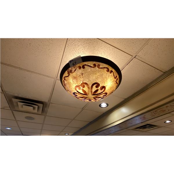 GROUP OF 6 ITALIAN CEILING LIGHT FIXTURES