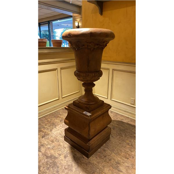 60"H CONCRETE PEDESTAL PLANTER