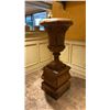 Image 1 : 60"H CONCRETE PEDESTAL PLANTER