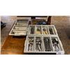 Image 1 : LARGE GROUP OF ASSORTED CUTLERY, CUTLERY TRAYS & SALT/PEPPER MILLS