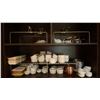 Image 2 : CONTENTS OF SHELVING UNIT- RAMEKINS, COFFEE MUGS, SIDE PLATES, TEA POTS, TAKE OUT CONTAINERS, WIRE