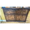 Image 2 : RUSTIC PINE WITH IRON ACCENTS HOSTESS STATION 2 PC *CONTENTS NOT INCLUDED*