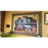 Image 1 : LARGE FRAMED ART PRINT APPROX 80"
