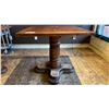 Image 2 : SINGLE PEDESTAL 34"X 31"H SQUARE SOLID PINE RESTAURANT TABLE