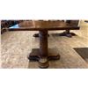 Image 2 : SINGLE PEDESTAL 34"X 31"H SQUARE SOLID PINE RESTAURANT TABLE