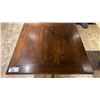 Image 3 : SINGLE PEDESTAL 34"X 31"H SQUARE SOLID PINE RESTAURANT TABLE