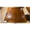 Image 3 : SINGLE PEDESTAL 34"X 31"H SQUARE SOLID PINE RESTAURANT TABLE
