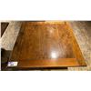 Image 3 : SINGLE PEDESTAL 34"X 31"H SQUARE SOLID PINE RESTAURANT TABLE