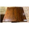 Image 3 : SINGLE PEDESTAL 34"X 31"H SQUARE SOLID PINE RESTAURANT TABLE