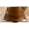 Image 3 : SINGLE PEDESTAL 34"X 31"H SQUARE SOLID PINE RESTAURANT TABLE