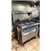 Image 2 : IMPERIAL COMMERCIAL STAINLESS STEEL 6 BURNER GAS RANGE WITH OVEN