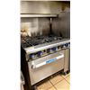 Image 2 : IMPERIAL COMMERCIAL STAINLESS STEEL 6 BURNER GAS RANGE WITH OVEN