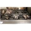 Image 4 : IMPERIAL COMMERCIAL STAINLESS STEEL 6 BURNER GAS RANGE WITH OVEN