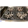Image 3 : IMPERIAL COMMERCIAL STAINLESS STEEL 4 BURNER TABLETOP GAS RANGE