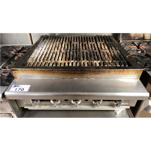 STAINLESS STEEL COMMERCIAL TABLE TOP GRILL