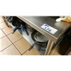 Image 2 : STAINLESS STEEL MOBILE COMMERCIAL EQUIPMENT STAND APPROX 55"L X 29"D X 27"H