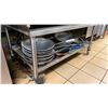 Image 3 : STAINLESS STEEL MOBILE COMMERCIAL EQUIPMENT STAND APPROX 55"L X 29"D X 27"H