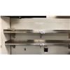 Image 2 : STAINLESS STEEL WALL MOUNTED COMMERCIAL SHELVES APPROX 153"L