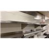 Image 3 : STAINLESS STEEL WALL MOUNTED COMMERCIAL SHELVES APPROX 153"L