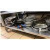 Image 2 : APPROX 18 ASSORTED COMMERCIAL GRADE FRYING PANS