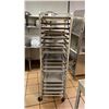 Image 2 : ALUMINUM MOBILE BAKERS RACK WITH TRAYS