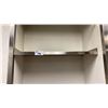 Image 2 : 3 ASSORTED STAINLESS STEEL WALL MOUNTED SHELVES & TABLETOP