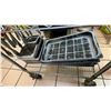 Image 3 : EFI 5 TIER MOBILE WIRE RACKING UNIT WITH ASSORTED COMMERCIAL RESTAURANT ITEMS-  FRYER
