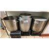Image 1 : 4 LARGE ASSORTED SIZE COMMERCIAL STOCK POTS