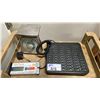 Image 2 : RUBBERMAID 3 TIER CART WITH PAPER ROLLS, SCALES & SAF-T-WRAP 18 DISPENSER