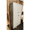 Image 2 : GLOBAL GREY 2 DOOR CABINET WITH ASSORTED CONTENTS- TOOLS, HARDWARE, LIGHTBULBS, ECT