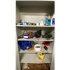 Image 3 : GLOBAL GREY 2 DOOR CABINET WITH ASSORTED CONTENTS- TOOLS, HARDWARE, LIGHTBULBS, ECT