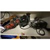 Image 4 : GLOBAL GREY 2 DOOR CABINET WITH ASSORTED CONTENTS- TOOLS, HARDWARE, LIGHTBULBS, ECT