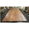 Image 3 : RUSTIC SOLID WOOD DOUBLE PEDESTAL TABLE APPROX 96"L X 37"W X 31"H